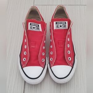 Converse All Star Chuck Taylor Red Low Top Women's Size 7